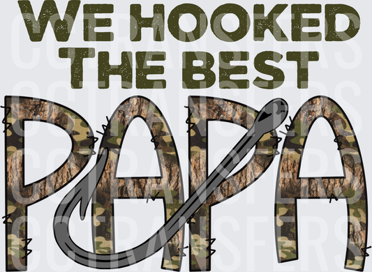 We Hooked The Best Papa Camo Fishing Hook (DTF)
