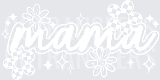 Bold Minimalist White Graphic Design (DTF)