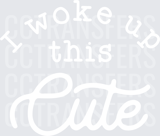 Bold White Minimalist Clean Blank Graphic Design (DTF)