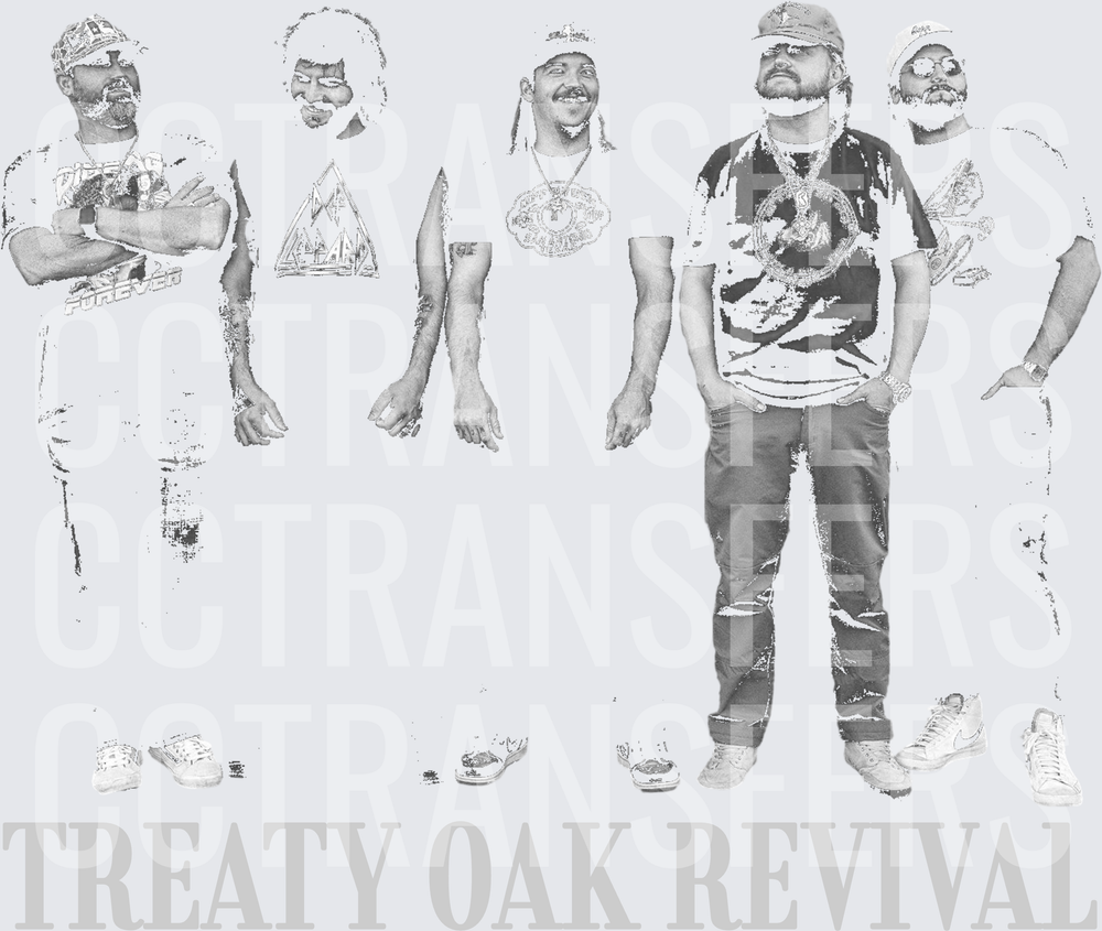 Treaty Oak Revival Group Grayscale Band Photo (DTF)