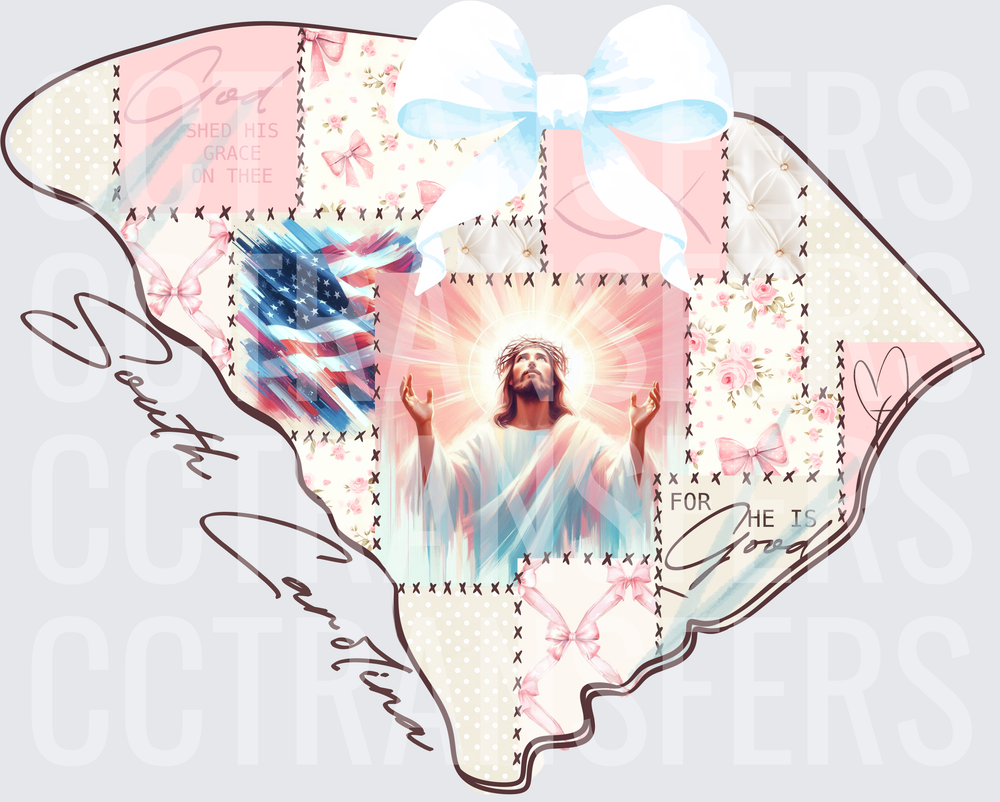 South Carolina God Shed His Grace For He Is Good DTF