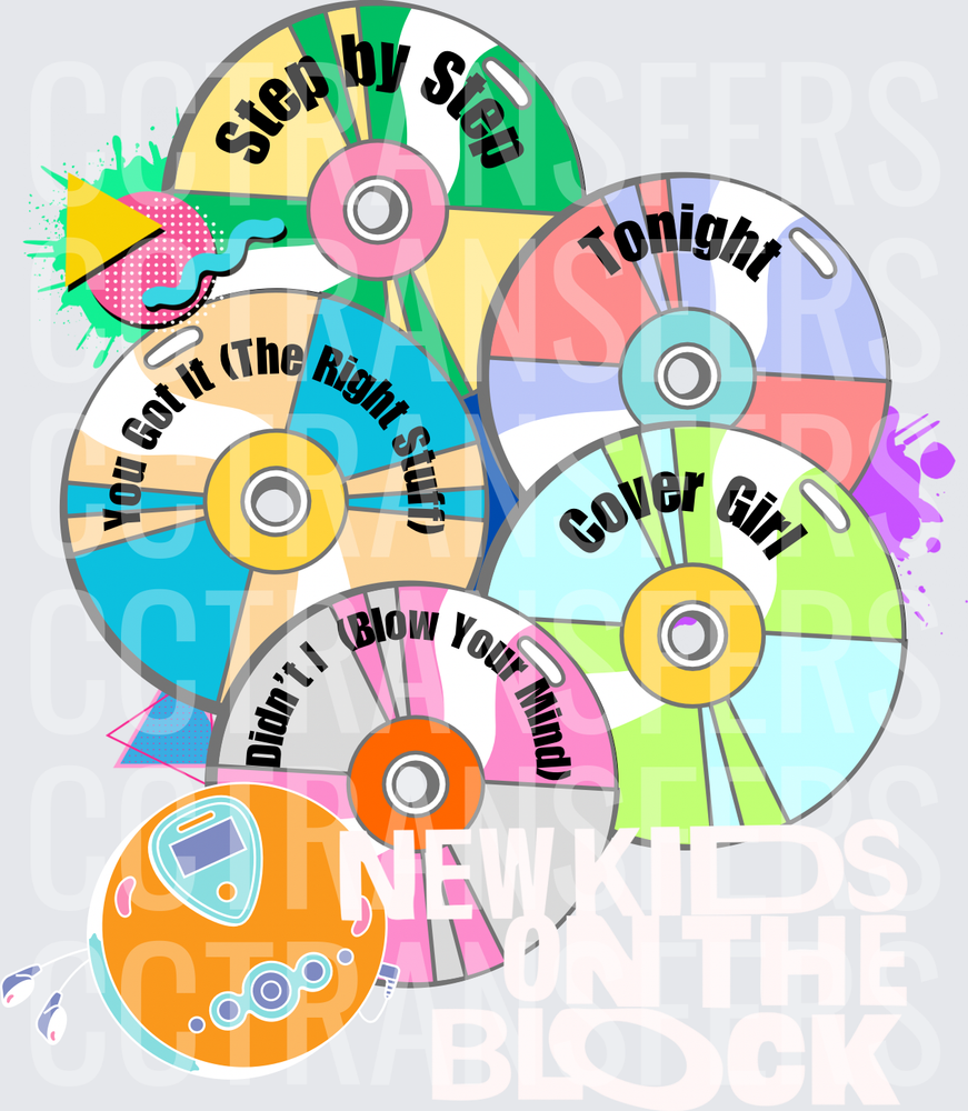 Colorful CDs Step By Step Tonight Cover Girl Hits (DTF)