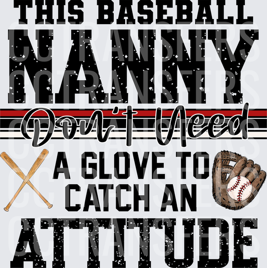 This Baseball Nanny Don't Need A Glove To Catch An Attitude (DTF)