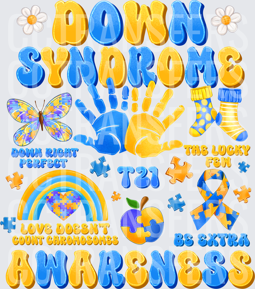 Down Syndrome Awareness T21 The Lucky Few Be Extra (DTF)