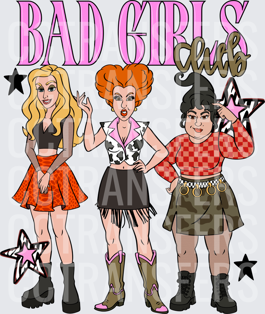 Bad Girls Club Three Witches Trendy Outfits (DTF)