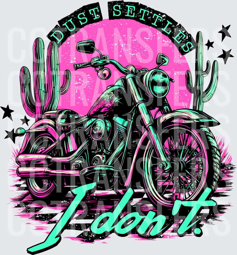 Dust Settles I Don't Chopper Desert Cactus Pink (DTF)