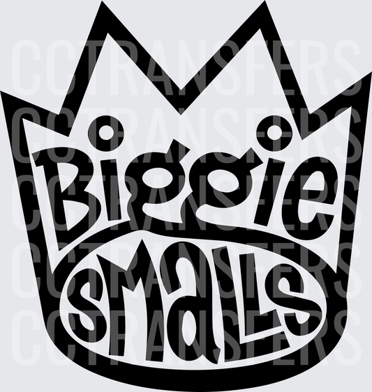 Crown Logo Bold Lettering Design (DTF)