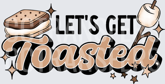 Let's Get Toasted S'mores Campfire Marshmallow (DTF)