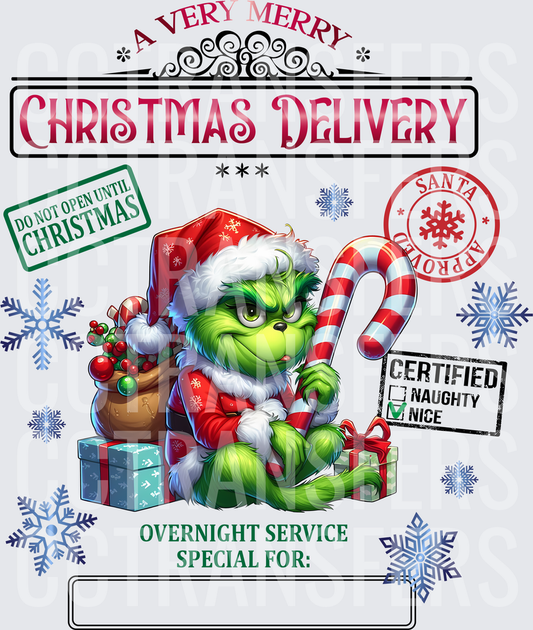 Gman Santa Sack Transfer - (DTF)
