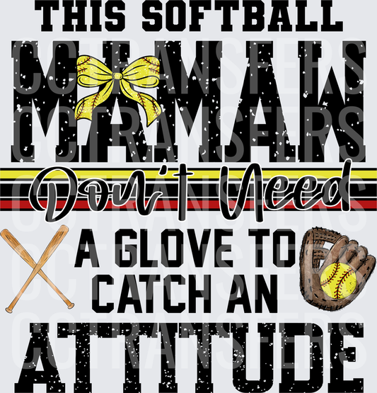 This Softball Mamaw Don't Need A Glove To Catch An Attitude (DTF)