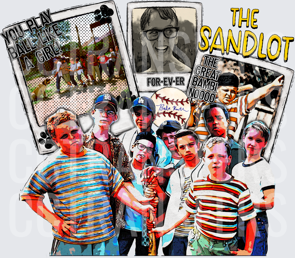 Classic Baseball Kid Gang For-Ev-Er The Great Bambi Noooo (DTF)
