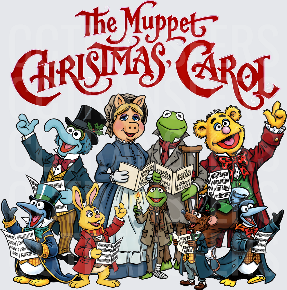 The Muppet Christmas Carol Caroling Characters (DTF)