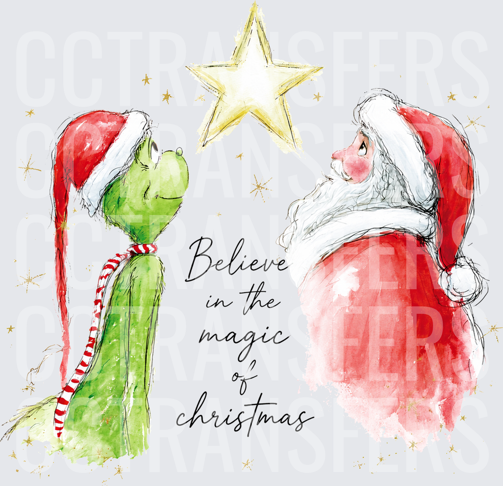 G-Man & Santa Believe in the Magic of Christmas (DTF)