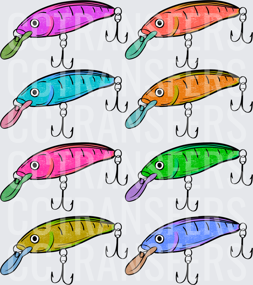 Colorful Crankbait Fishing Lures Collection (DTF)