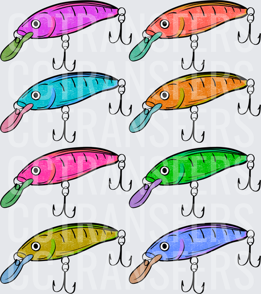 Colorful Crankbait Fishing Lures Collection (DTF)