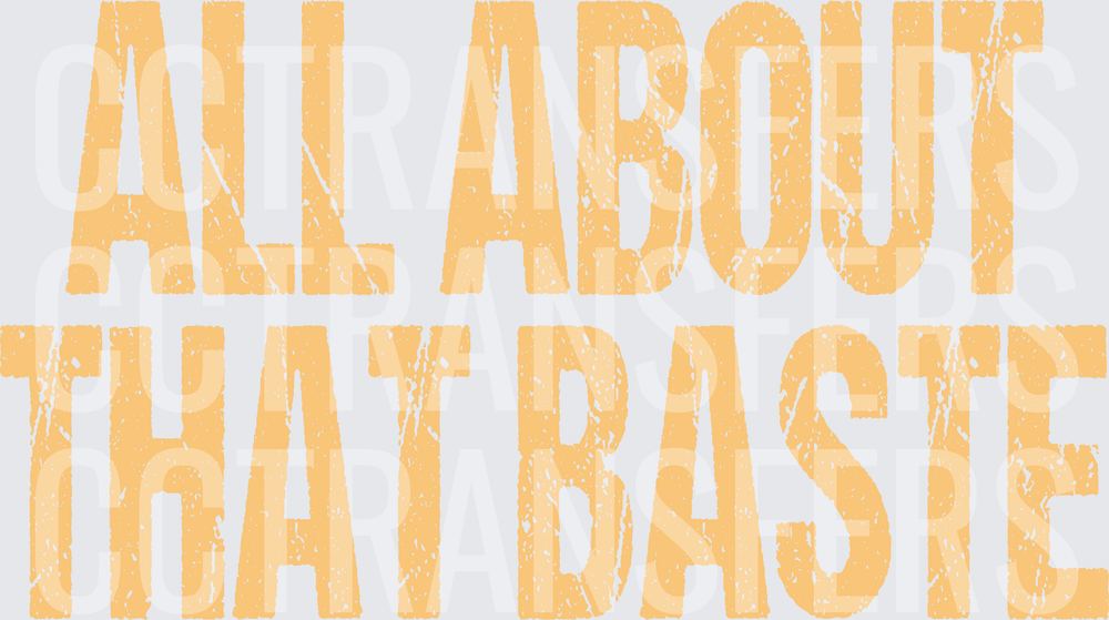 All About That Baste Distressed Bold Text (DTF)