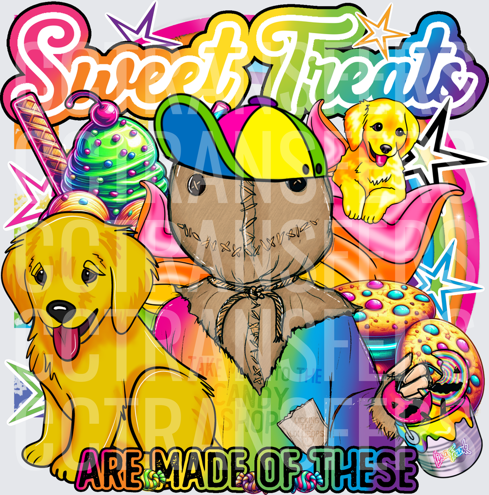 Sweet Treats Are Made Of These Sack Boy Golden Retriever (DTF)