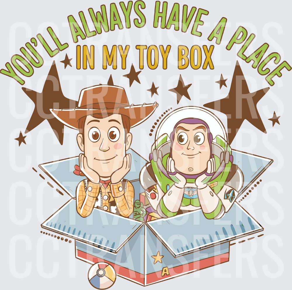 You'll Always Have A Place In My Toy Box Cowboy & Space Ranger (DTF)