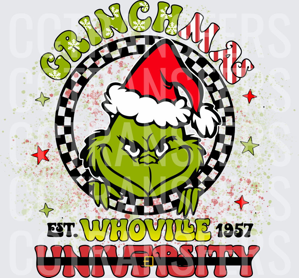 G-Man Whoville University Est. 1957 Christmas (DTF)