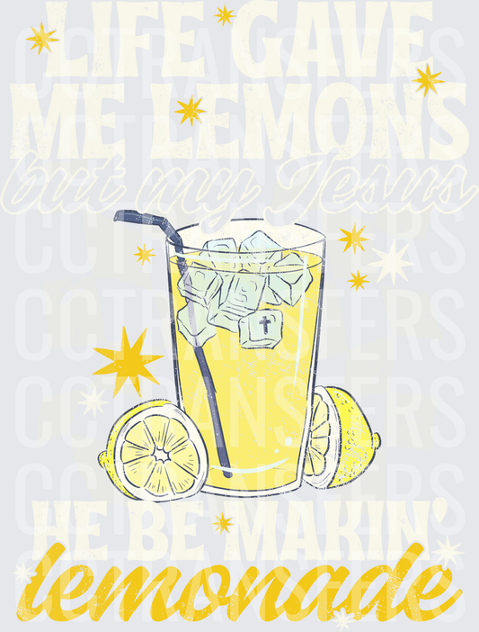 Life Gave Me Lemons But My Jesus Lemonade (DTF)