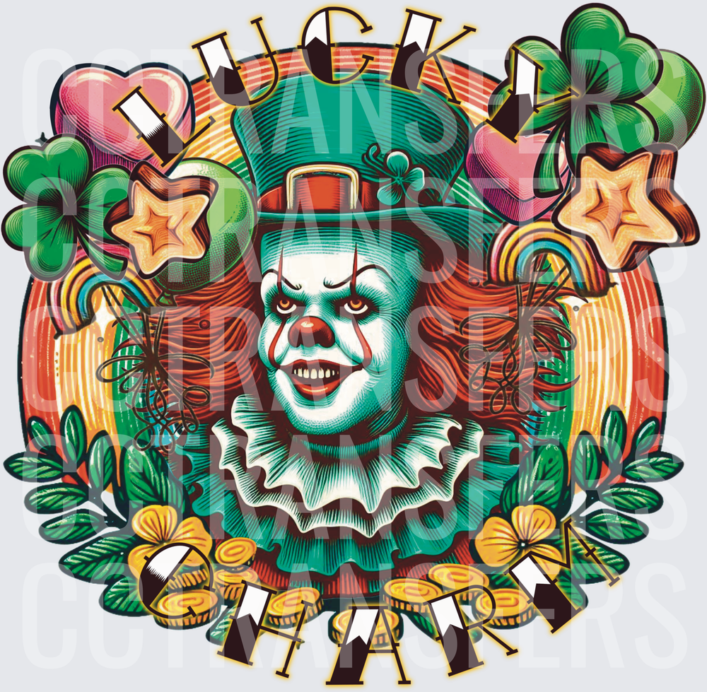 Lucky Charm Creepy Clown St. Patrick's Day (DTF)