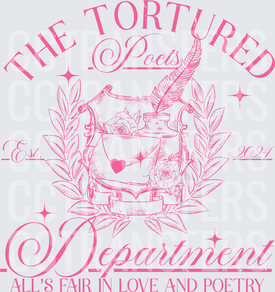 The Tortured Poets Department Est. 2024 Crest (DTF)