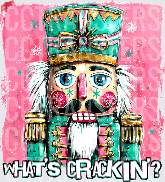 What's Crackin' Nutcracker Christmas Holiday (DTF)