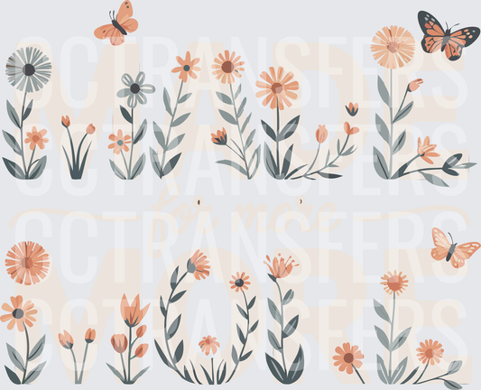 Made For More Wildflower Floral Butterfly Typography (DTF)