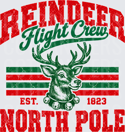 Reindeer Flight Crew North Pole Est. 1823 Vintage (DTF)