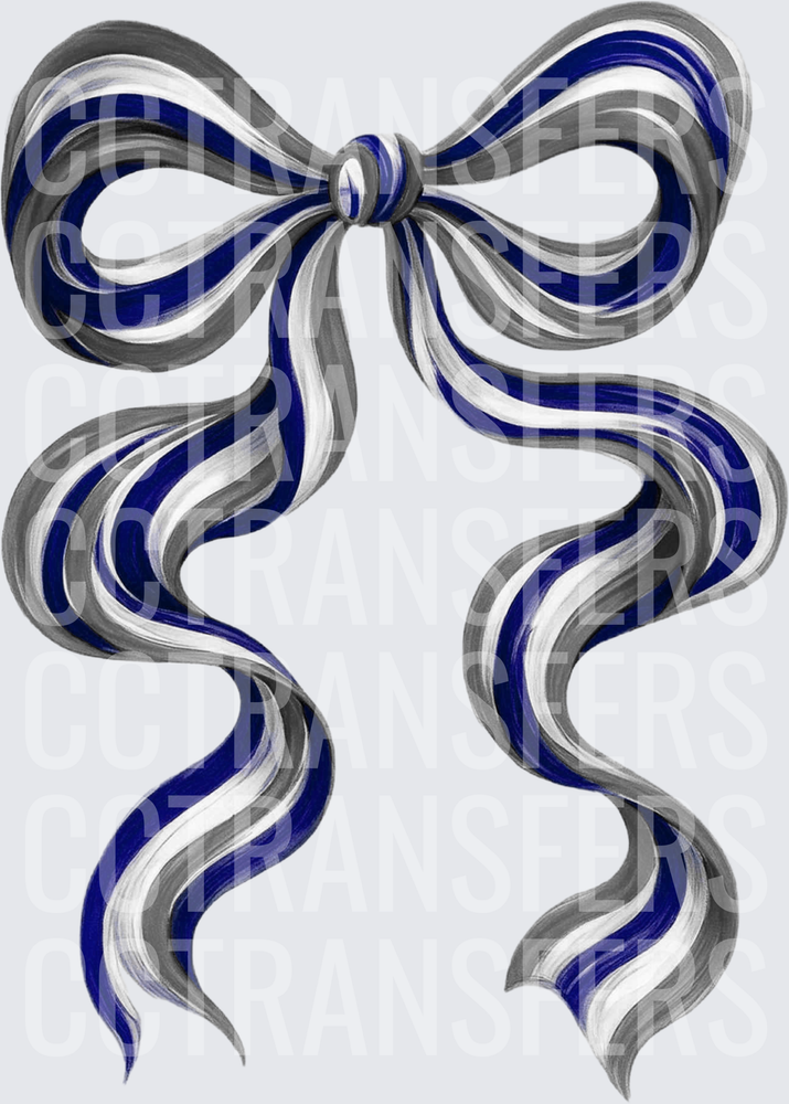 Navy Grey Long Bow