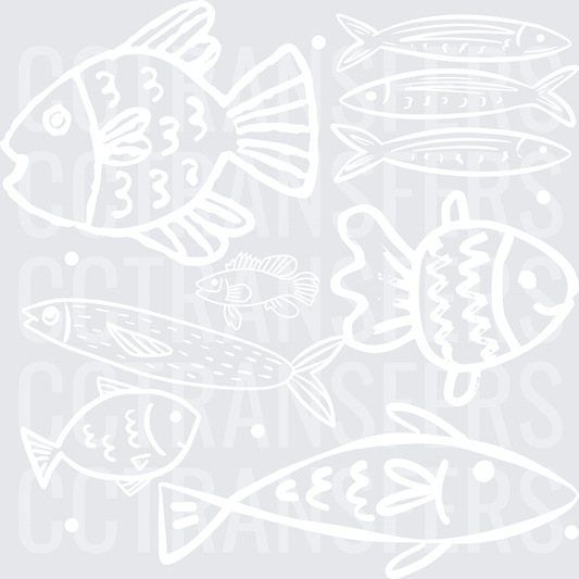 white fish Design (DTF)
