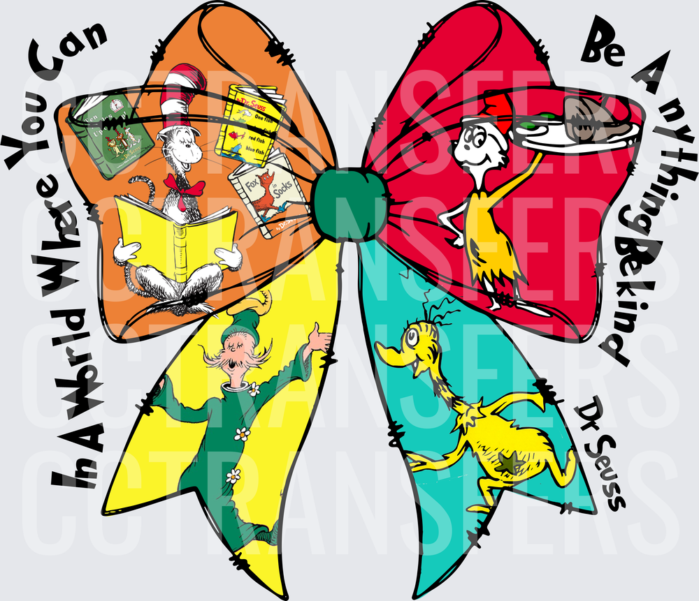 In A World Where You Can Be Anything Be Kind Bow (DTF)