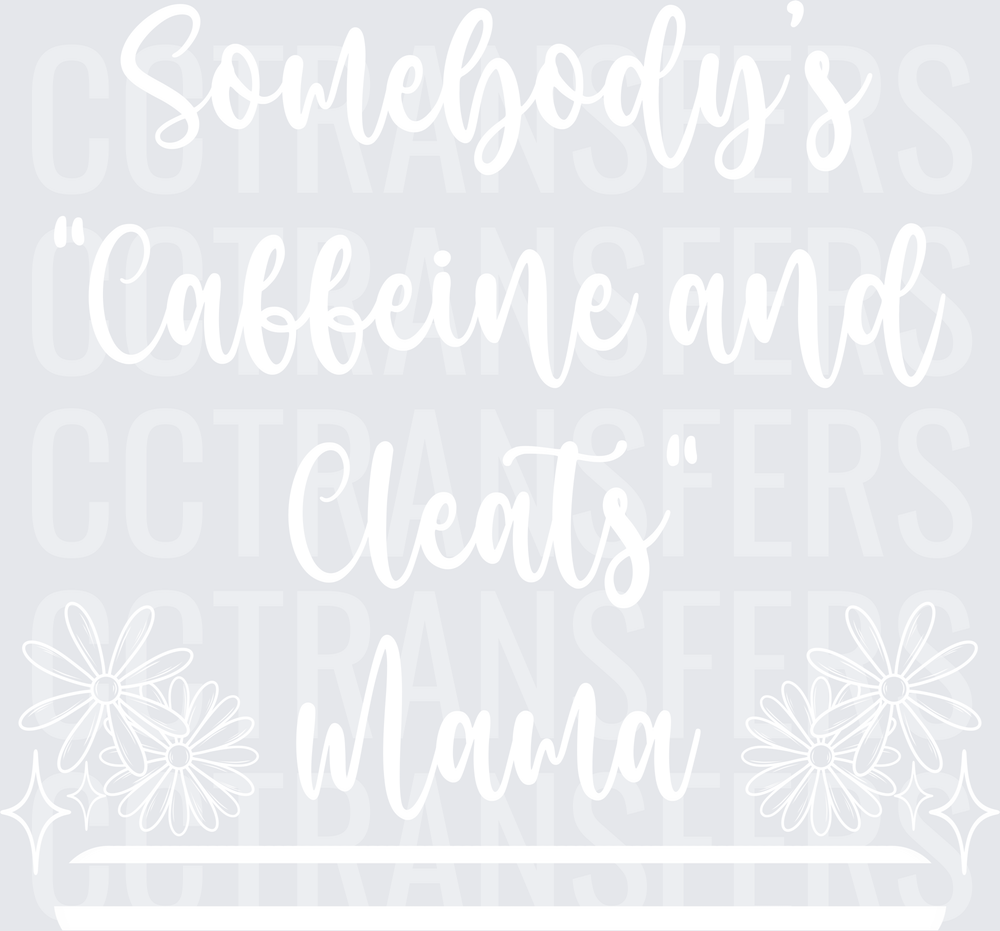 Bold White Graphic Design on Blank Background (DTF)