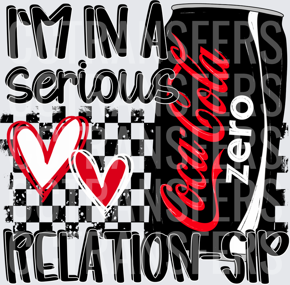 I'm In A Serious Relation-Sip Soda Can Hearts (DTF)