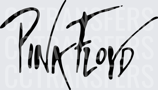 Classic Rock Band Handwritten Script Logo (DTF)