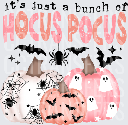 It's Just A Bunch Of Hocus Pocus Pink Pumpkins (DTF)