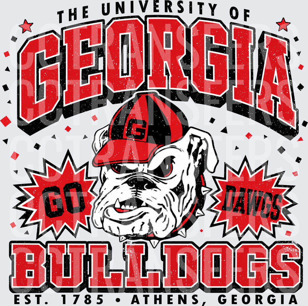 Go Dawgs Bulldogs Est 1785 Athens Georgia (DTF)