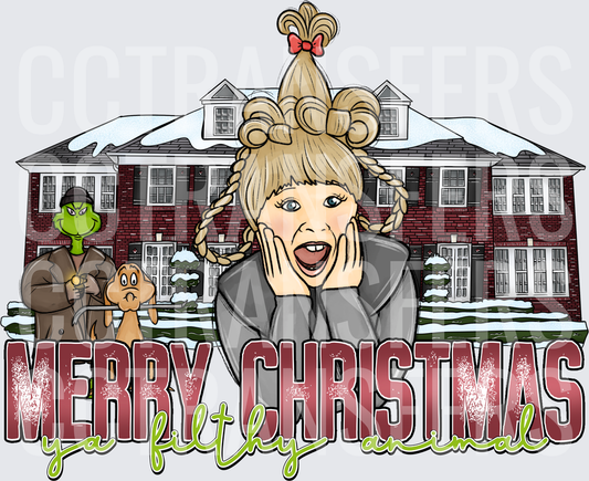 Merry Christmas Ya Filthy Animal Holiday Mashup (DTF)