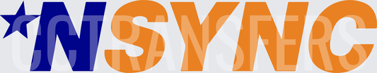 Bold Orange and Navy Blue Logo (DTF)