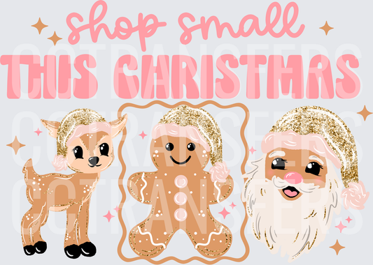 Shop Small This Christmas Cute Kawaii Holiday Trio (DTF)