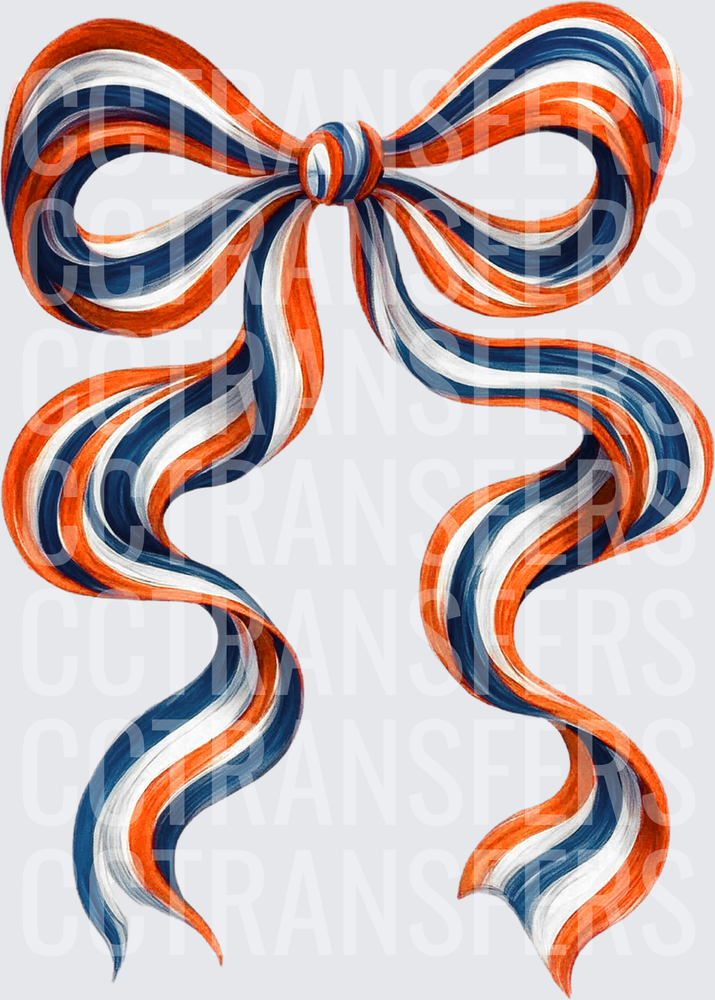 Orange Navy Long Bow