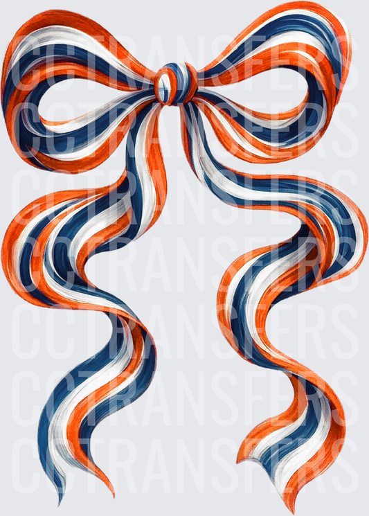 Orange Navy Long Bow