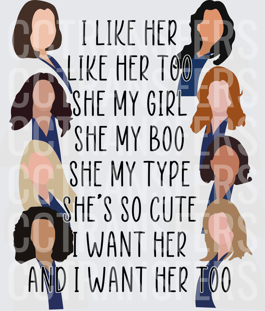 I Like Her Like Her Too She My Girl Medical Drama Women DTF