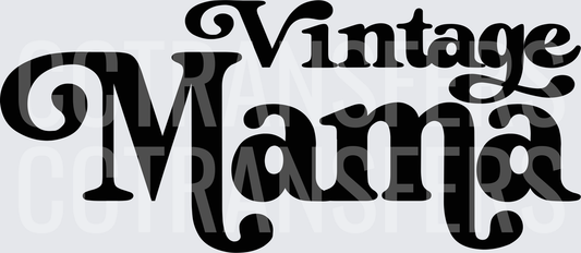 Vintage Mama Bold Retro Typography (DTF)