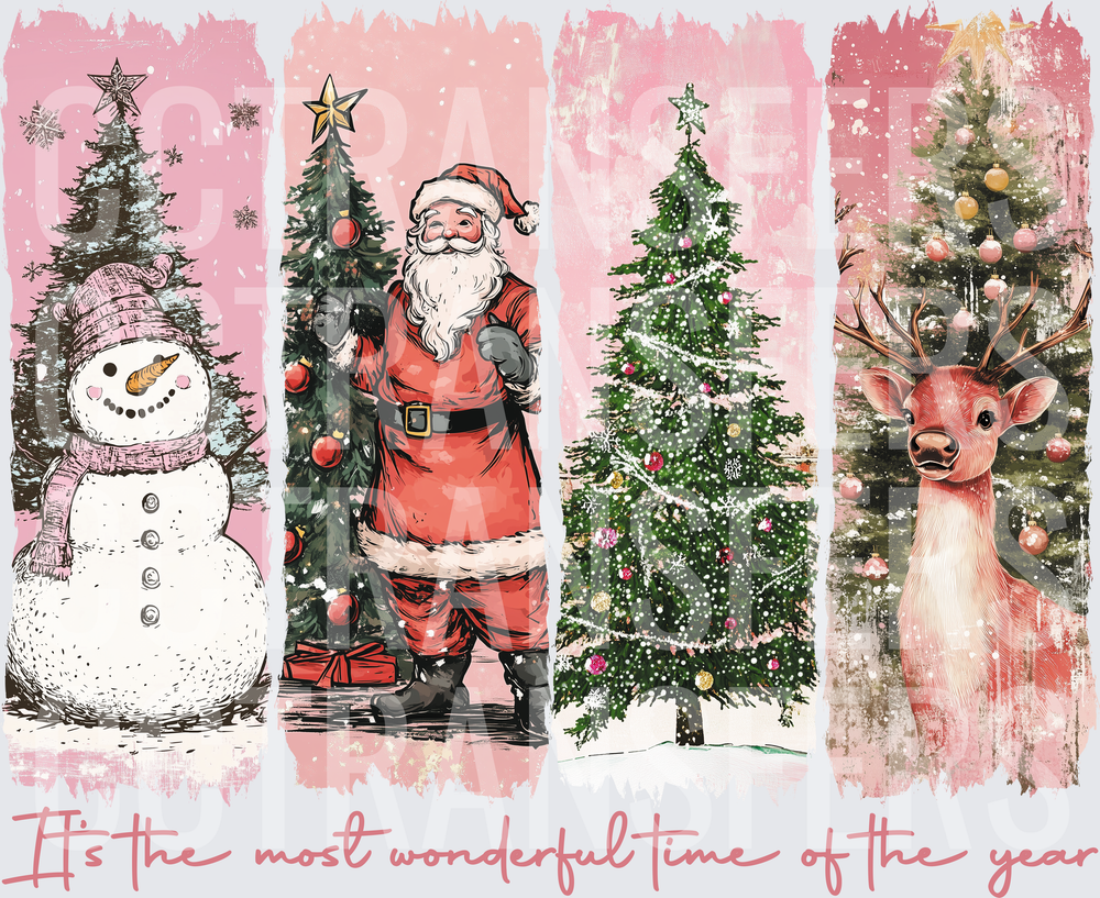 It's The Most Wonderful Time Of The Year Christmas Panel (DTF)