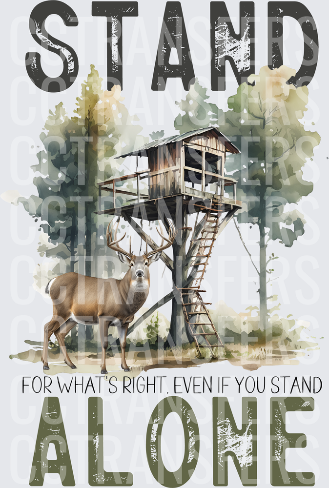 Stand Alone For What's Right Deer Hunting Stand (DTF)