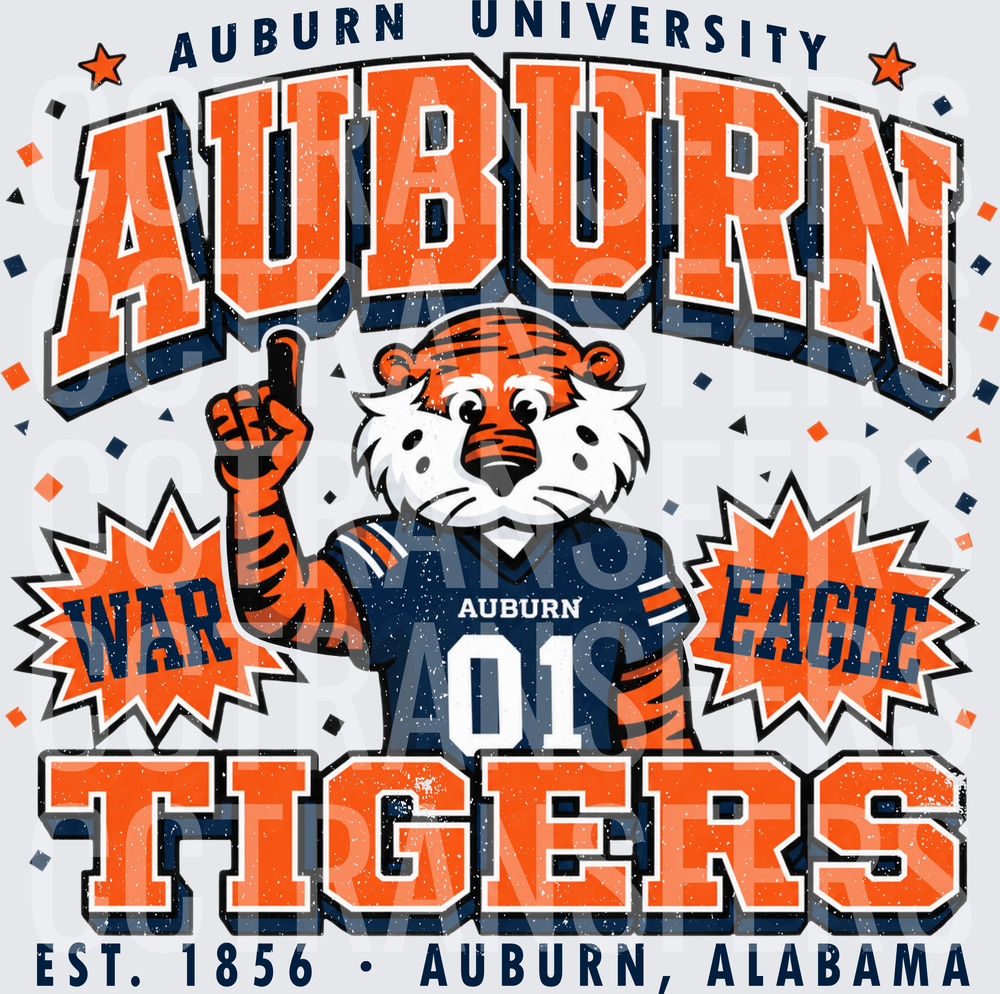 War Eagle Tigers Est. 1856 Auburn Alabama 01 (DTF)