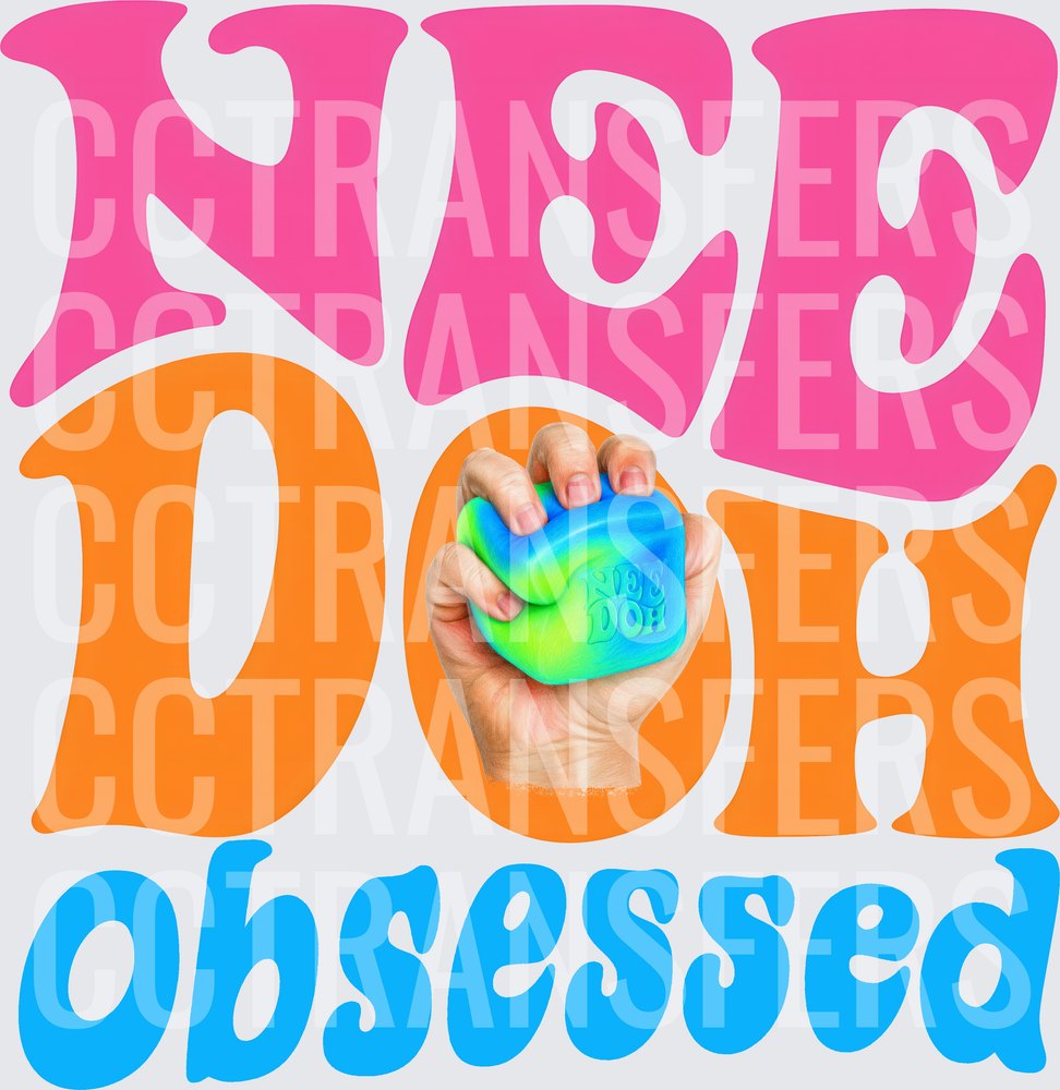 Nee Doh Obsessed Groovy Stress Ball Squeeze Hand (DTF)