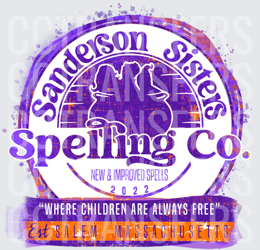 Sanderson Sisters Spelling Co Salem Massachusetts 2022 (DTF)