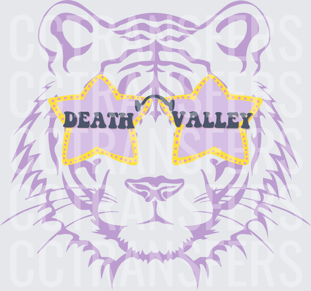 Purple Tiger Death Valley Star Sunglasses (DTF)